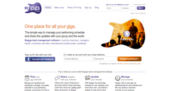 Desktop Screenshot of mygigs.com
